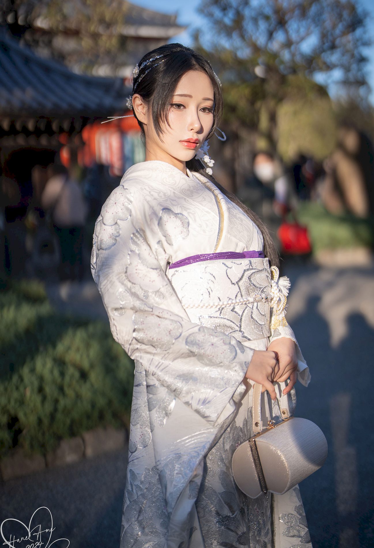 year Ame - Original   Hane New  Ӱ Silver Kimono  2024   겨 P.1 